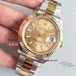 Perfect Replica Rolex Datejust II 41 Watches Gold Dial